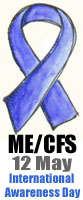 ME/CFS Awareness Ribbon - Small